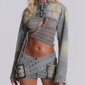 Jaded London assassin denim set